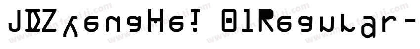 JDZhengHei 01Regular字体转换